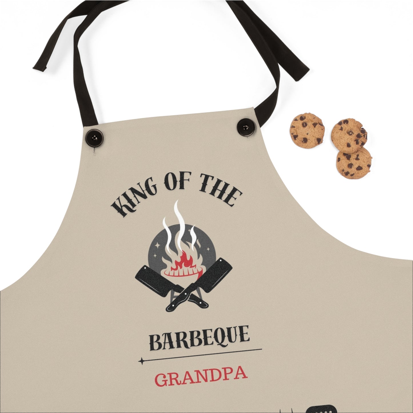King of the Barbeque Apron Personalized