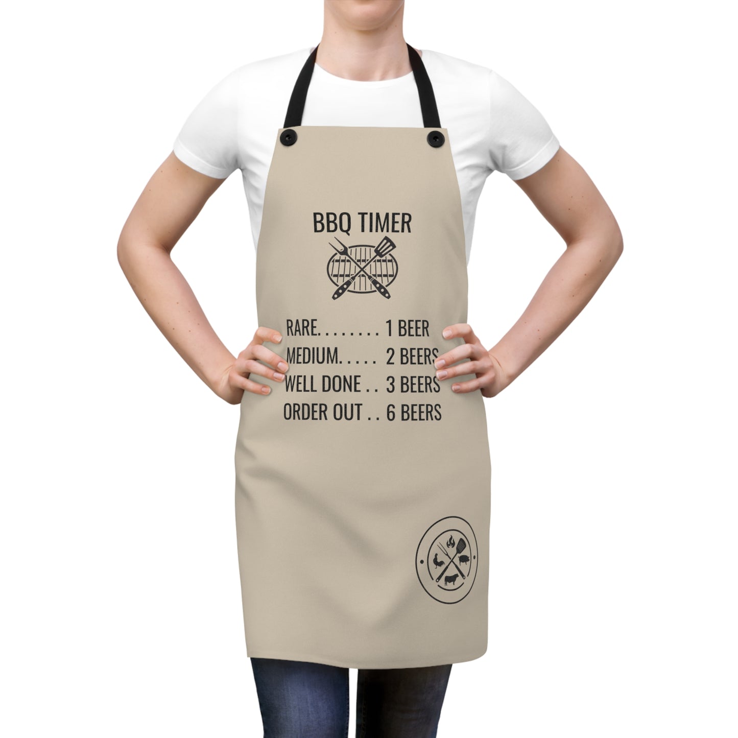 BBQ Beer Timer Apron