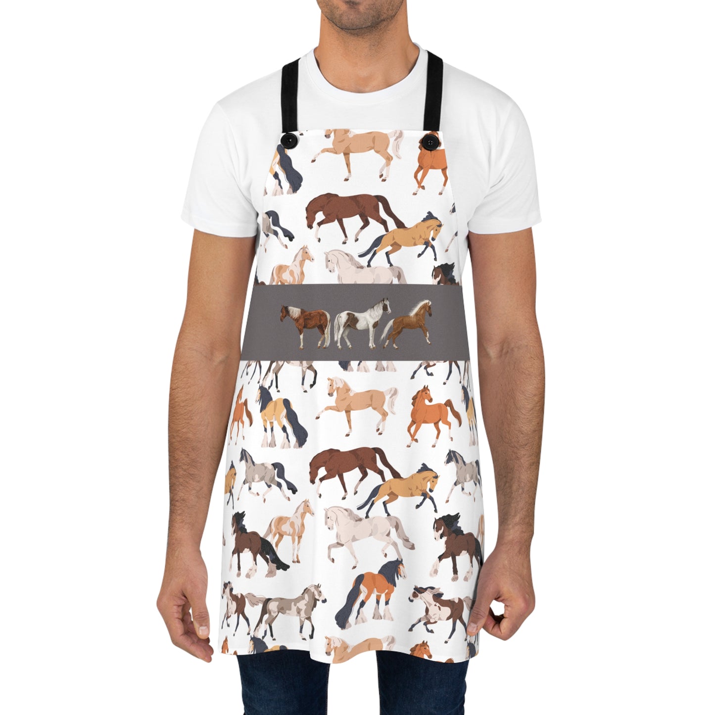 Horse Pattern Apron