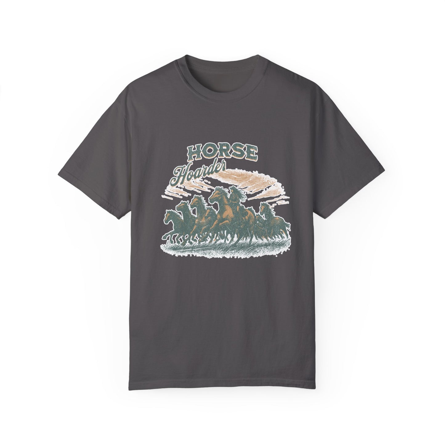Horse Hoarder Unisex Garment-Dyed T-shirt