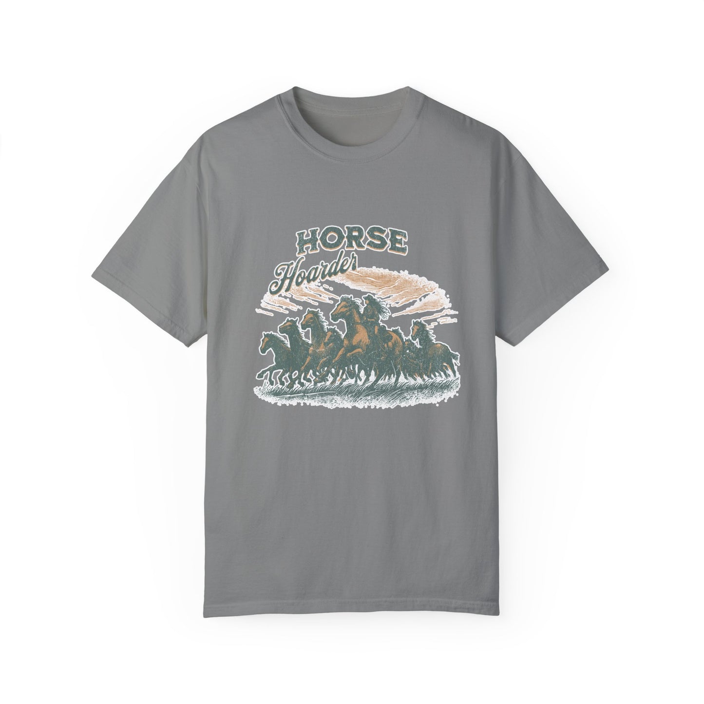 Horse Hoarder Unisex Garment-Dyed T-shirt