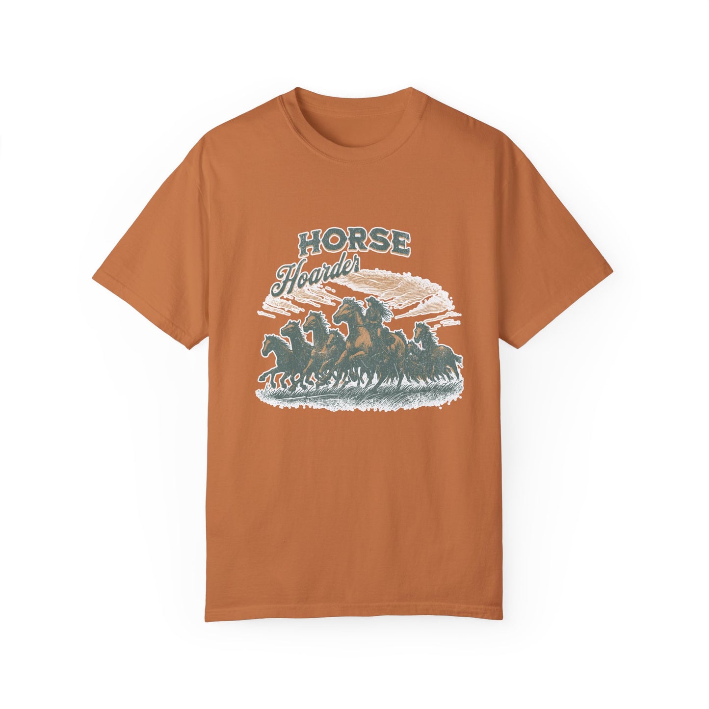Horse Hoarder Unisex Garment-Dyed T-shirt