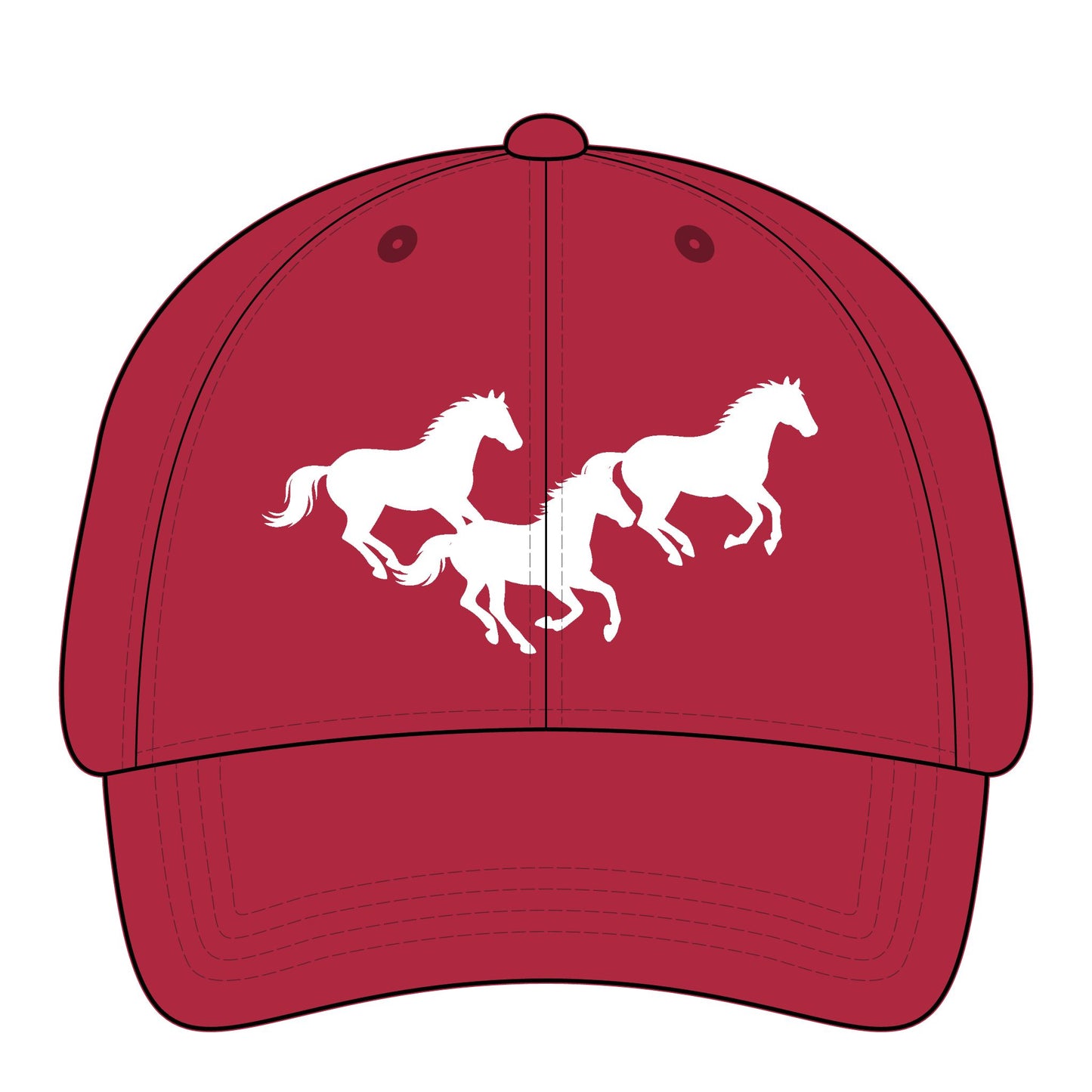 Embroidered Pony Tail Cap with Fashion Undervisor