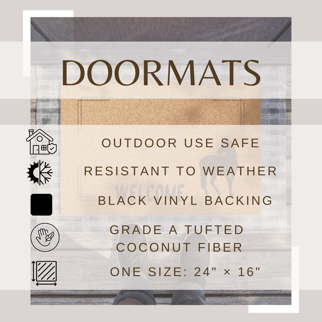 Welcome Horse Doormat