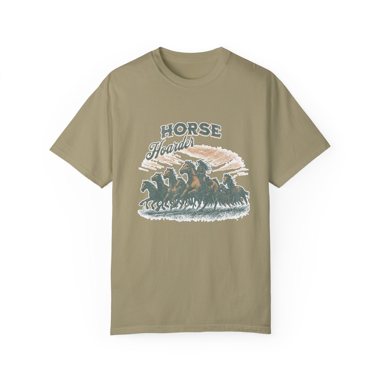 Horse Hoarder Unisex Garment-Dyed T-shirt