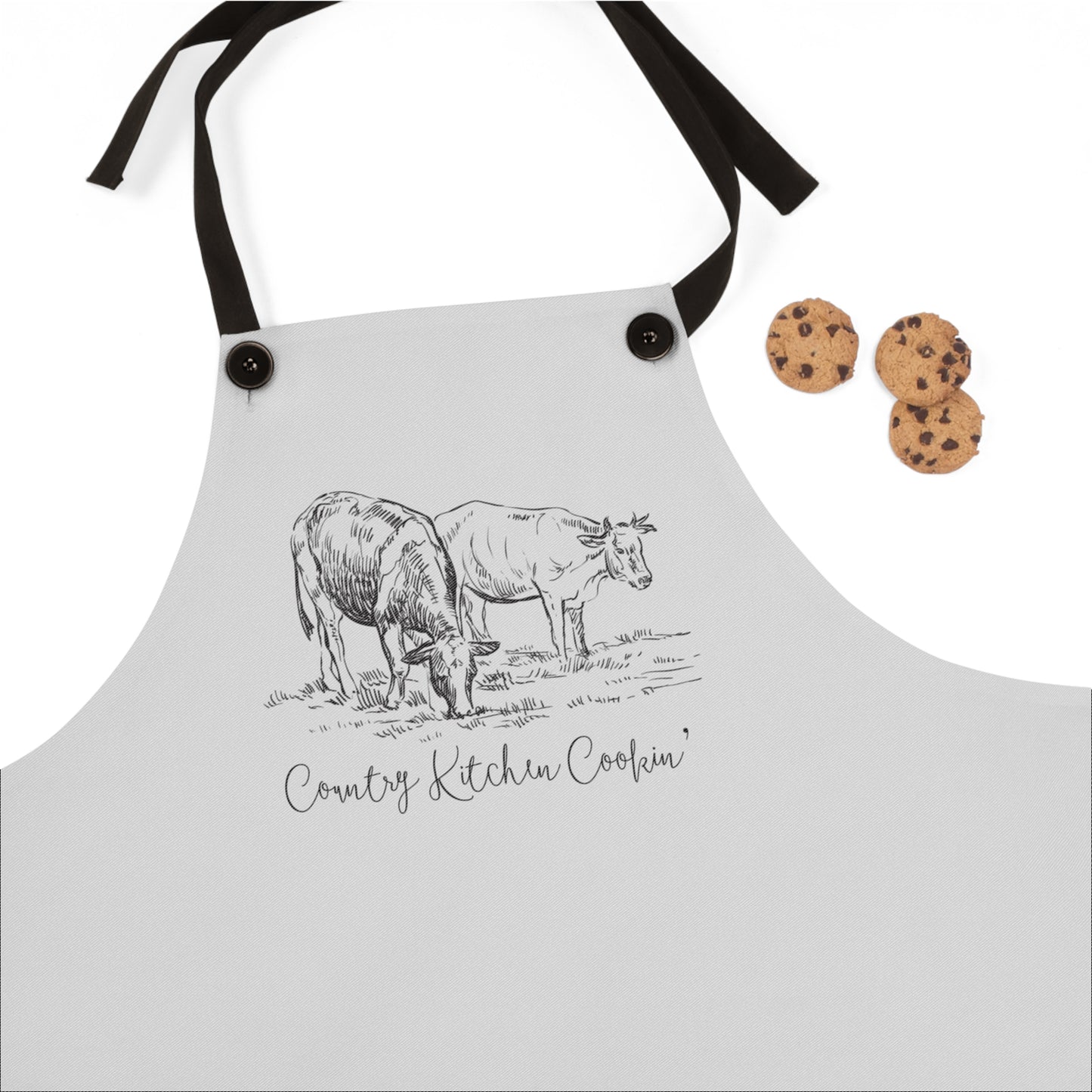 Country Kitchen Cookin' Apron - Cow