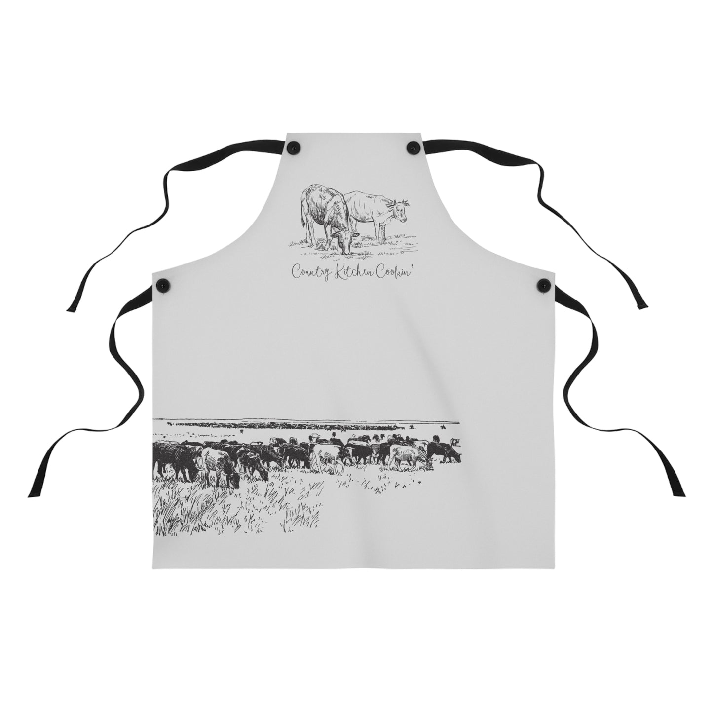 Country Kitchen Cookin' Apron - Cow