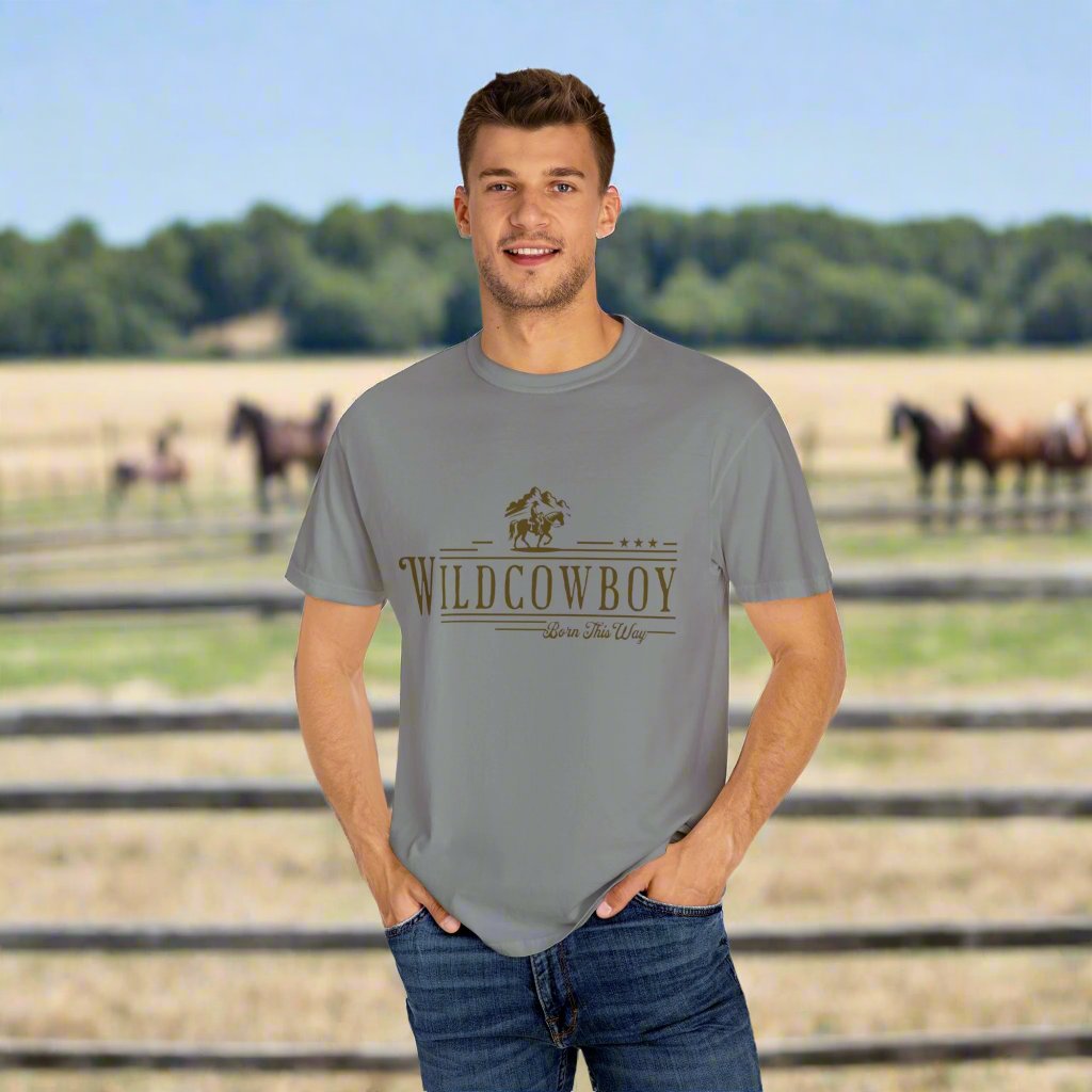 Wild Cowboy Unisex Garment-Dyed T-shirt