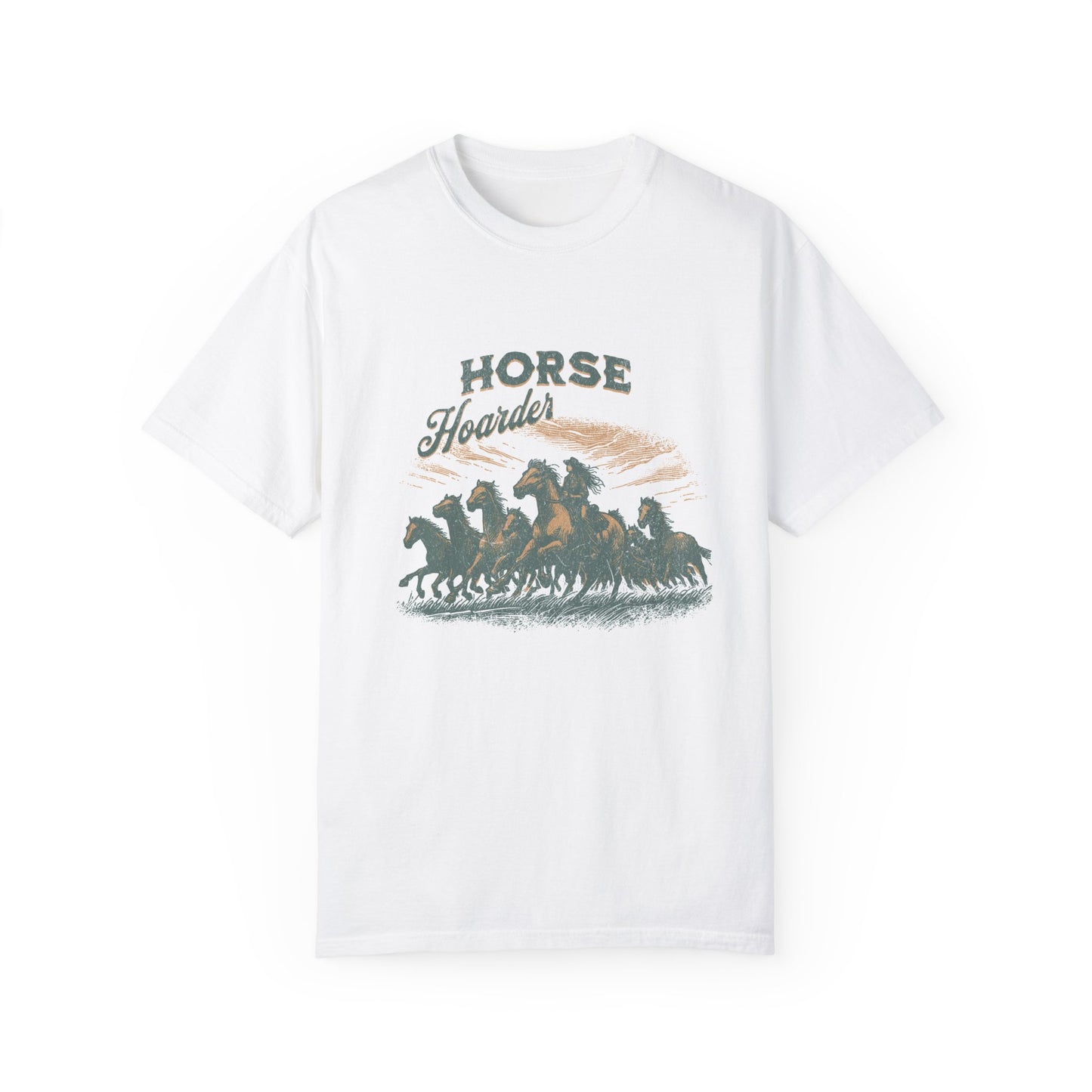 Horse Hoarder Unisex Garment-Dyed T-shirt