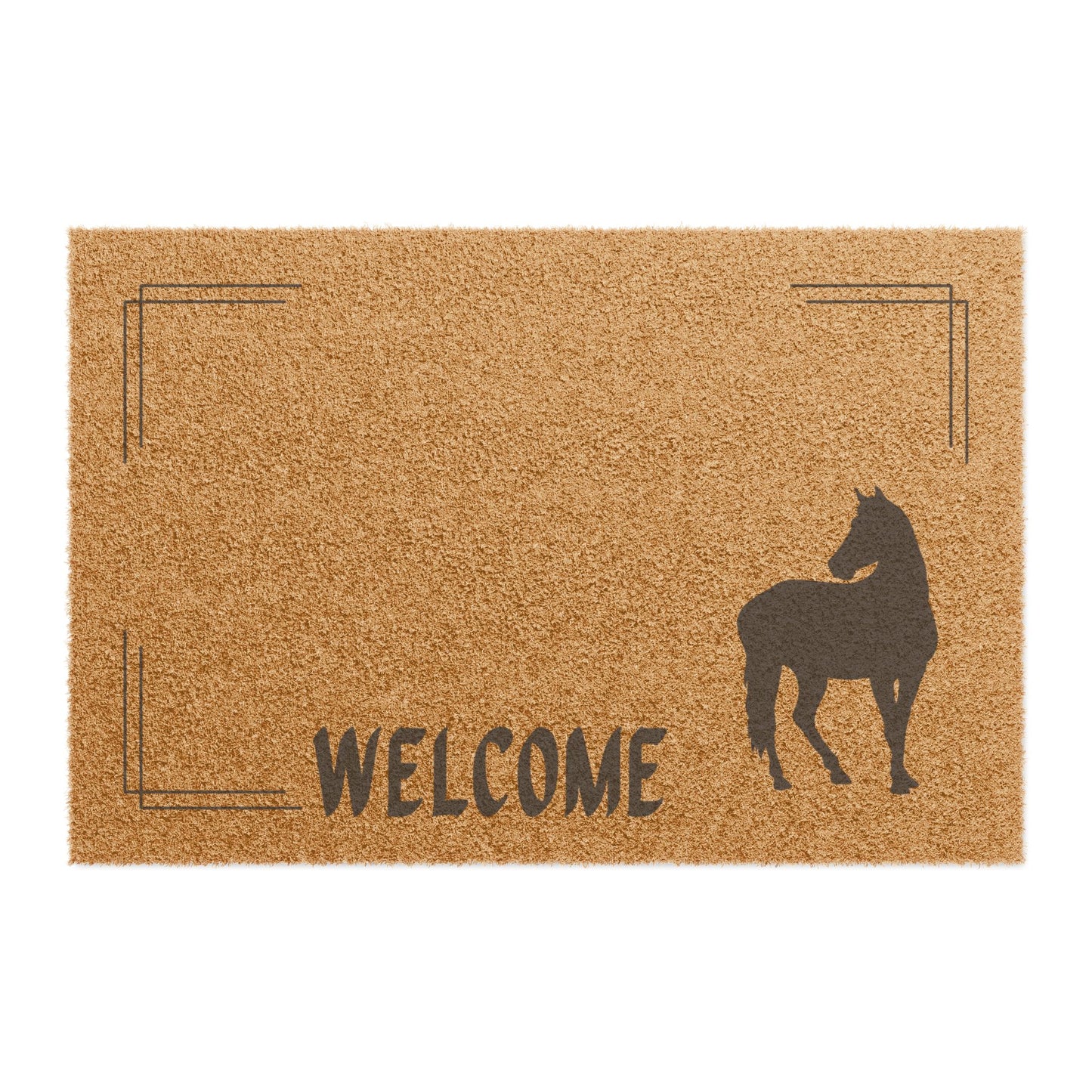 Welcome Horse Doormat