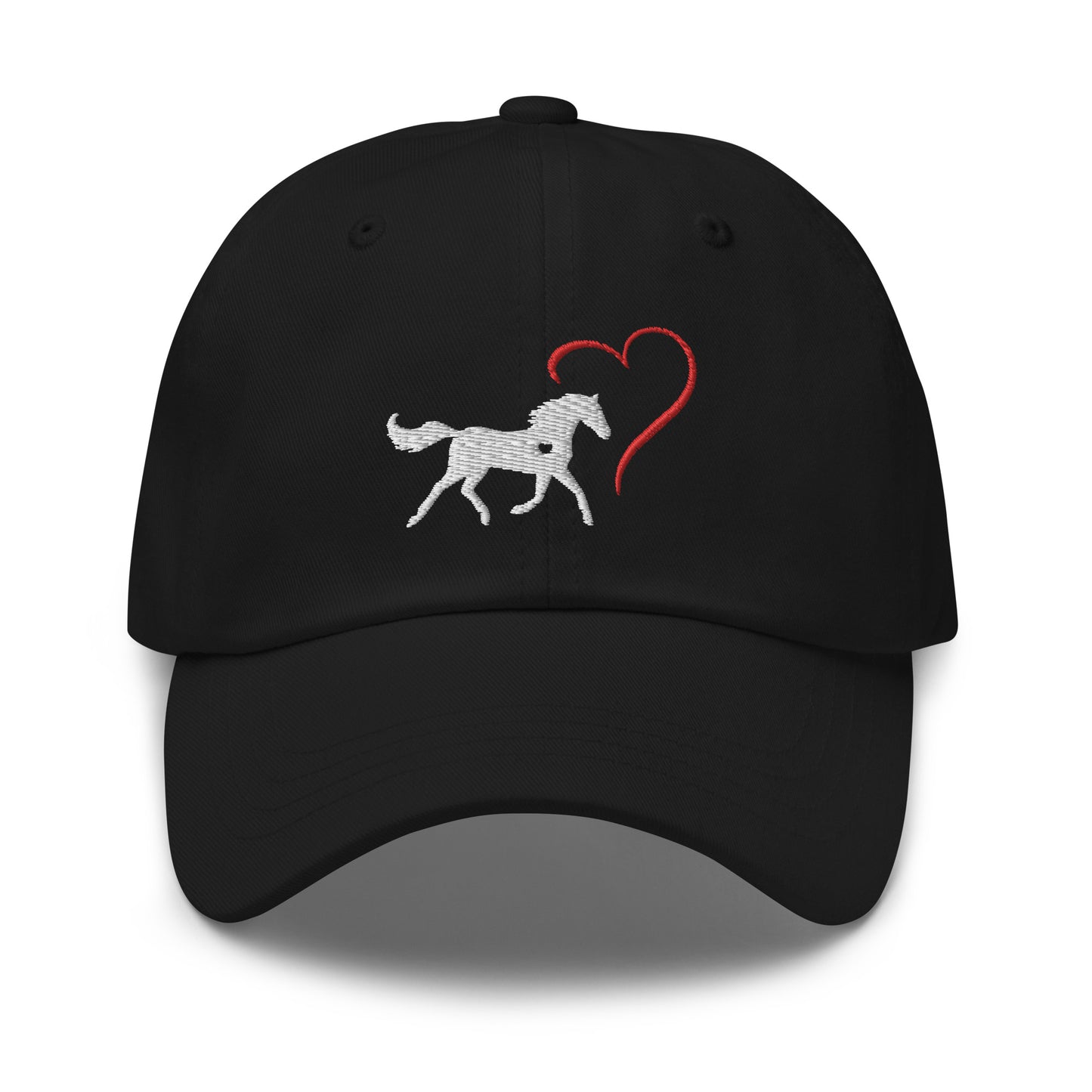 Horse Heart Embroidered Hat
