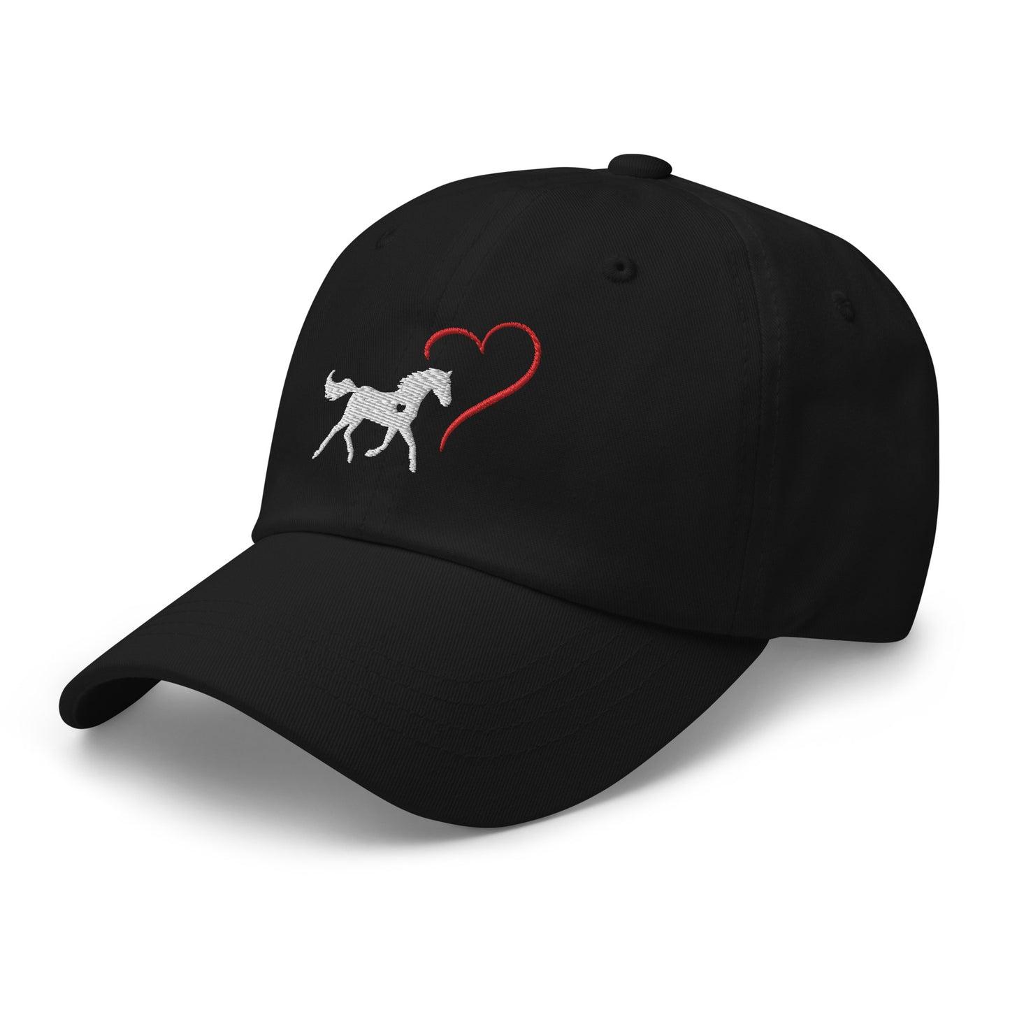 Horse Heart Embroidered Hat