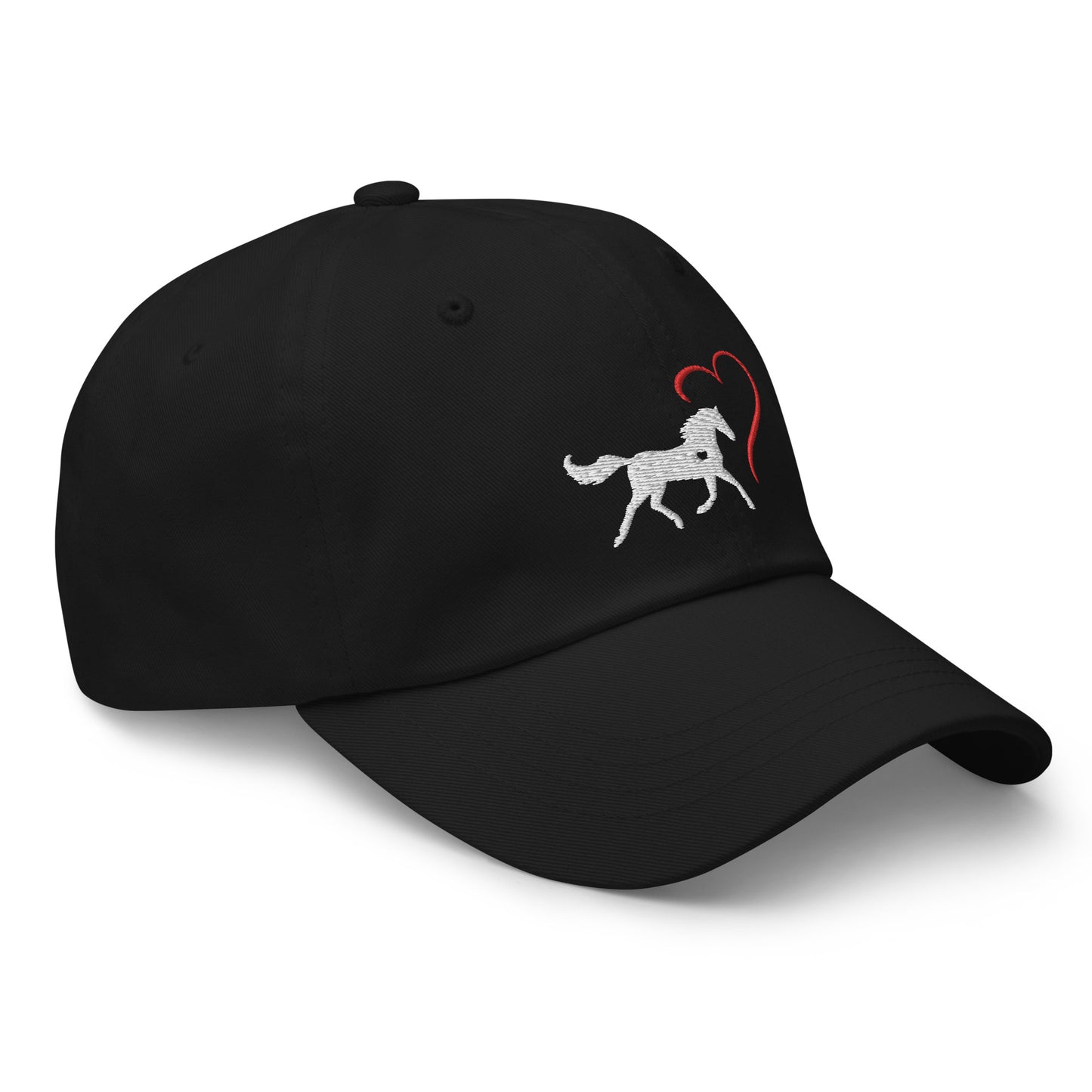 Horse Heart Embroidered Hat