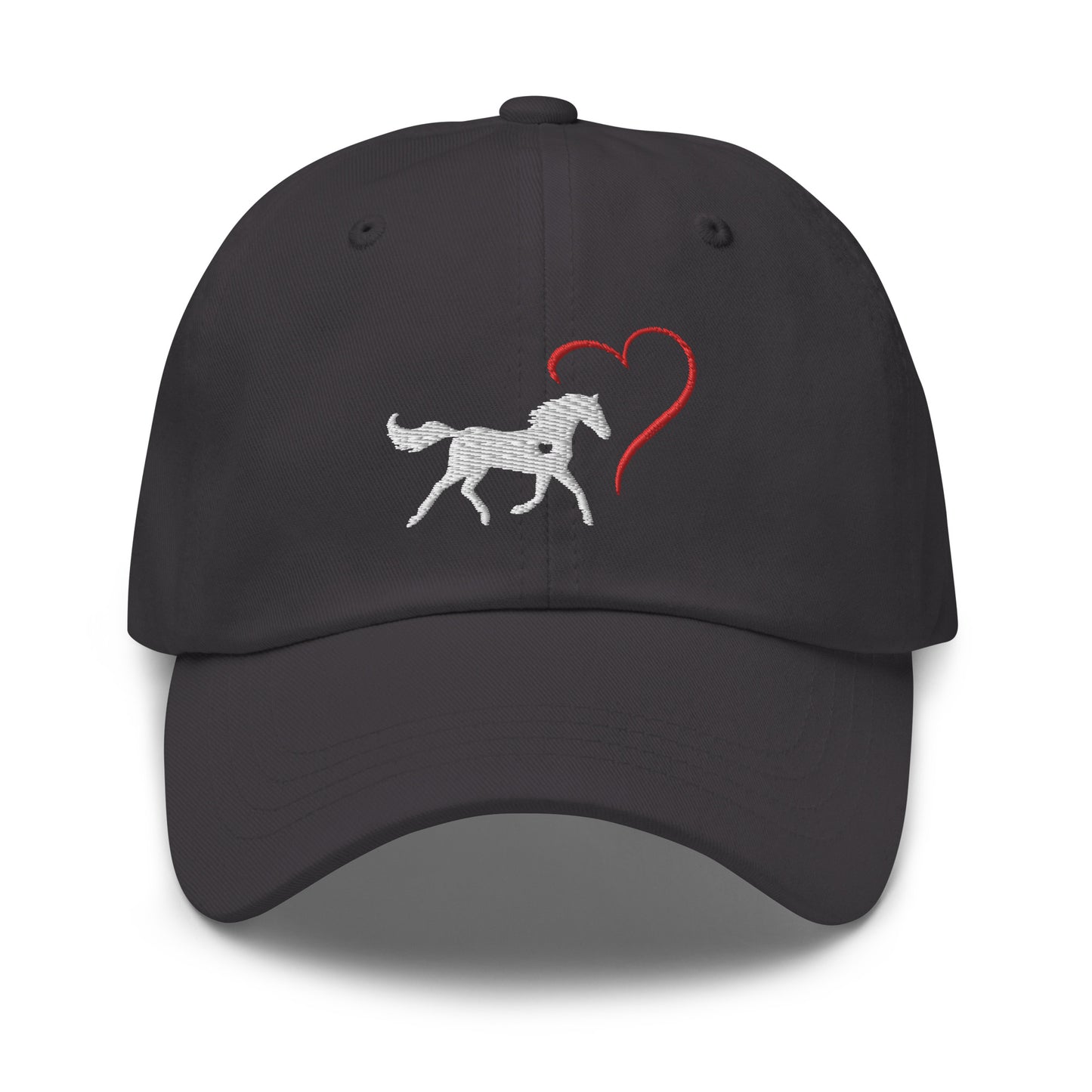 Horse Heart Embroidered Hat