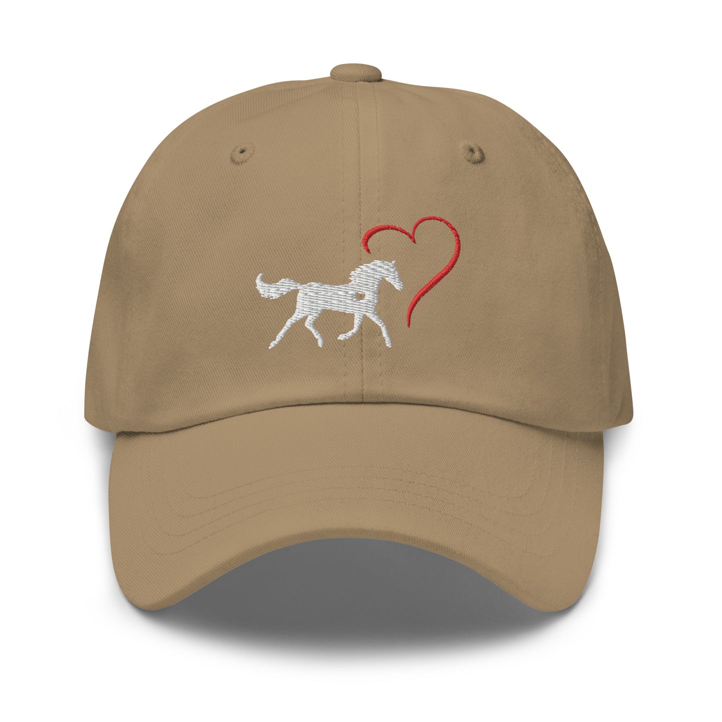 Horse Heart Embroidered Hat