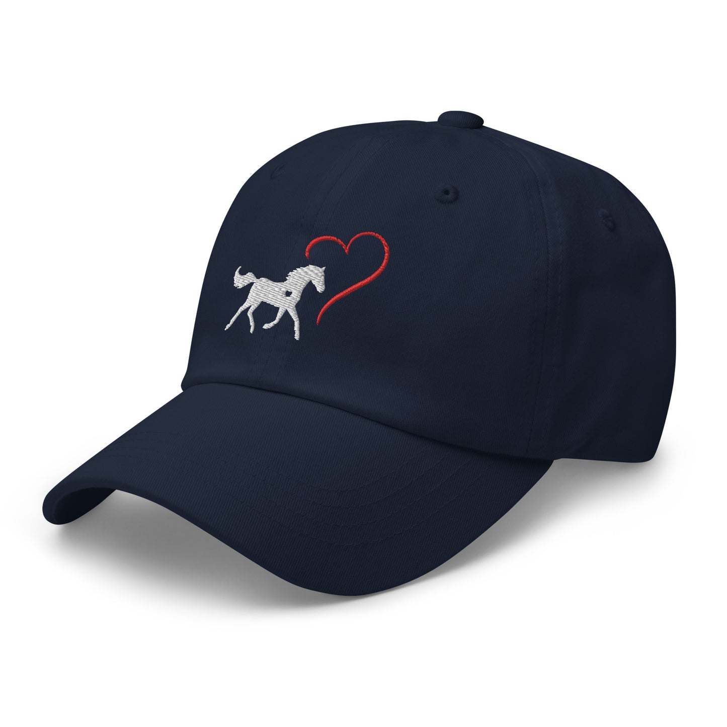 Horse Heart Embroidered Hat