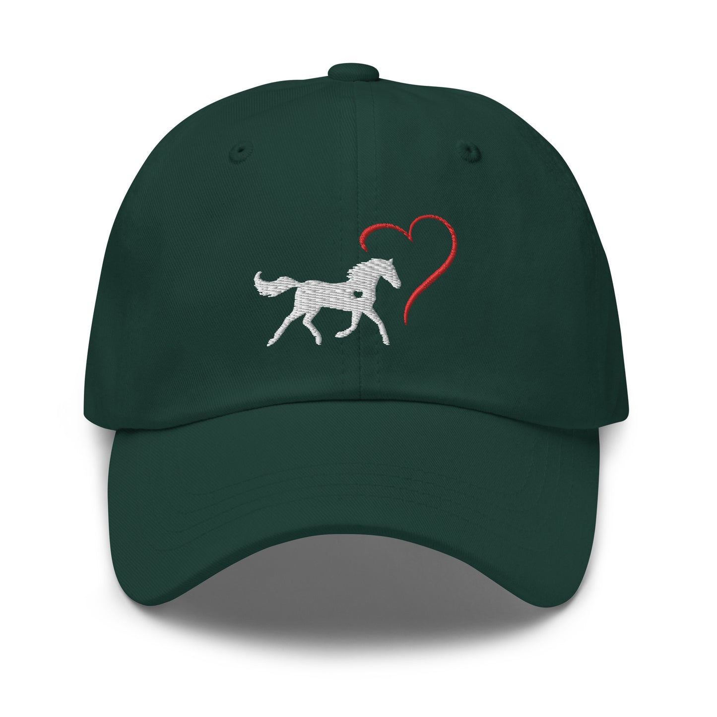 Horse Heart Embroidered Hat