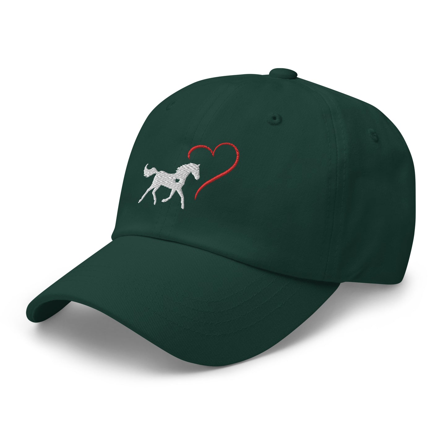 Horse Heart Embroidered Hat