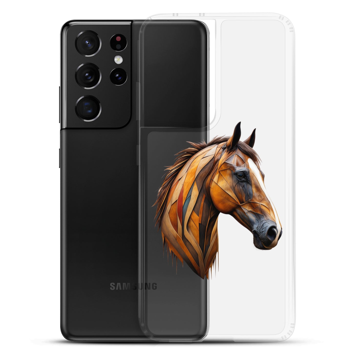 Geometric Horseplay Clear Case for Samsung®