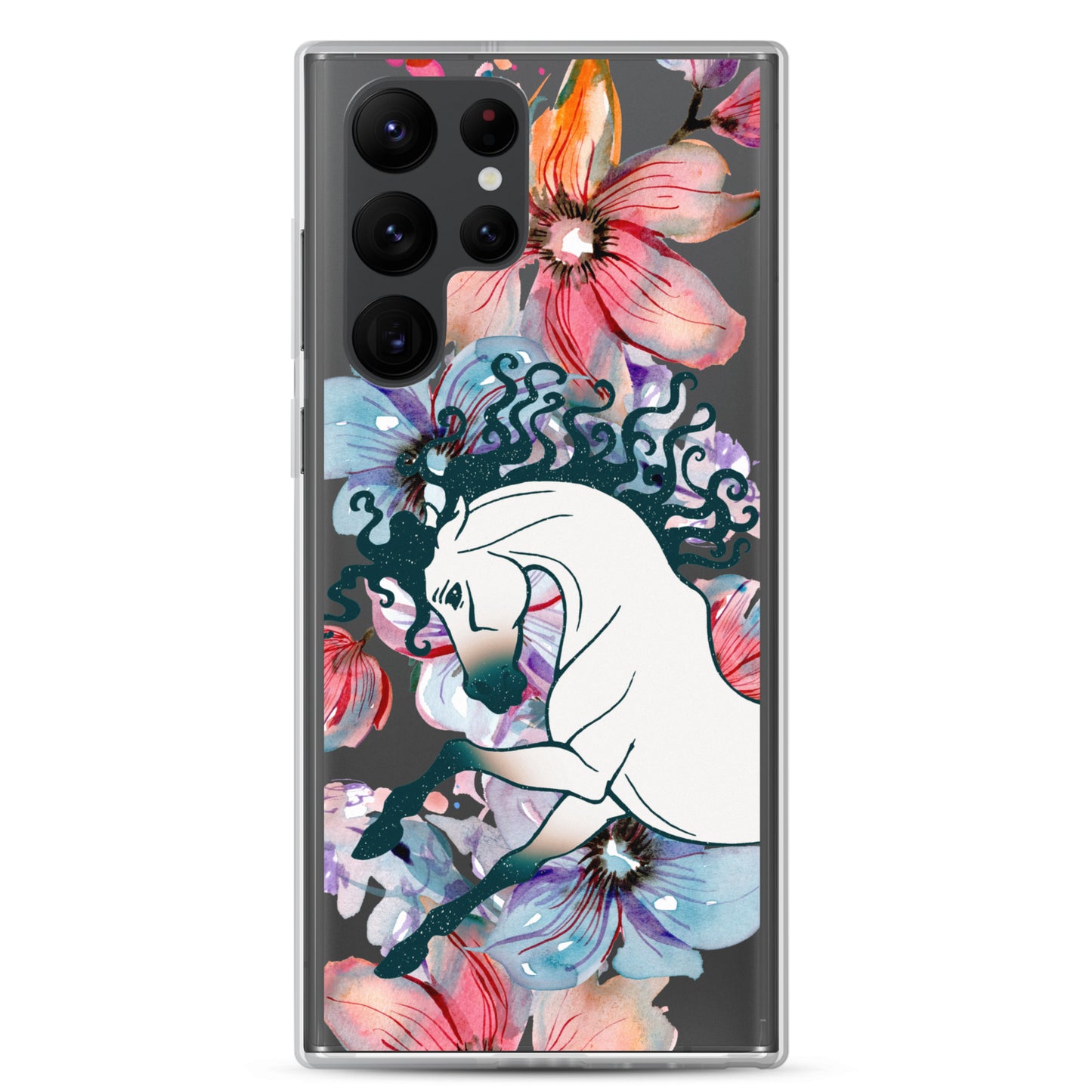 Equine Blossom Clear Case for Samsung®