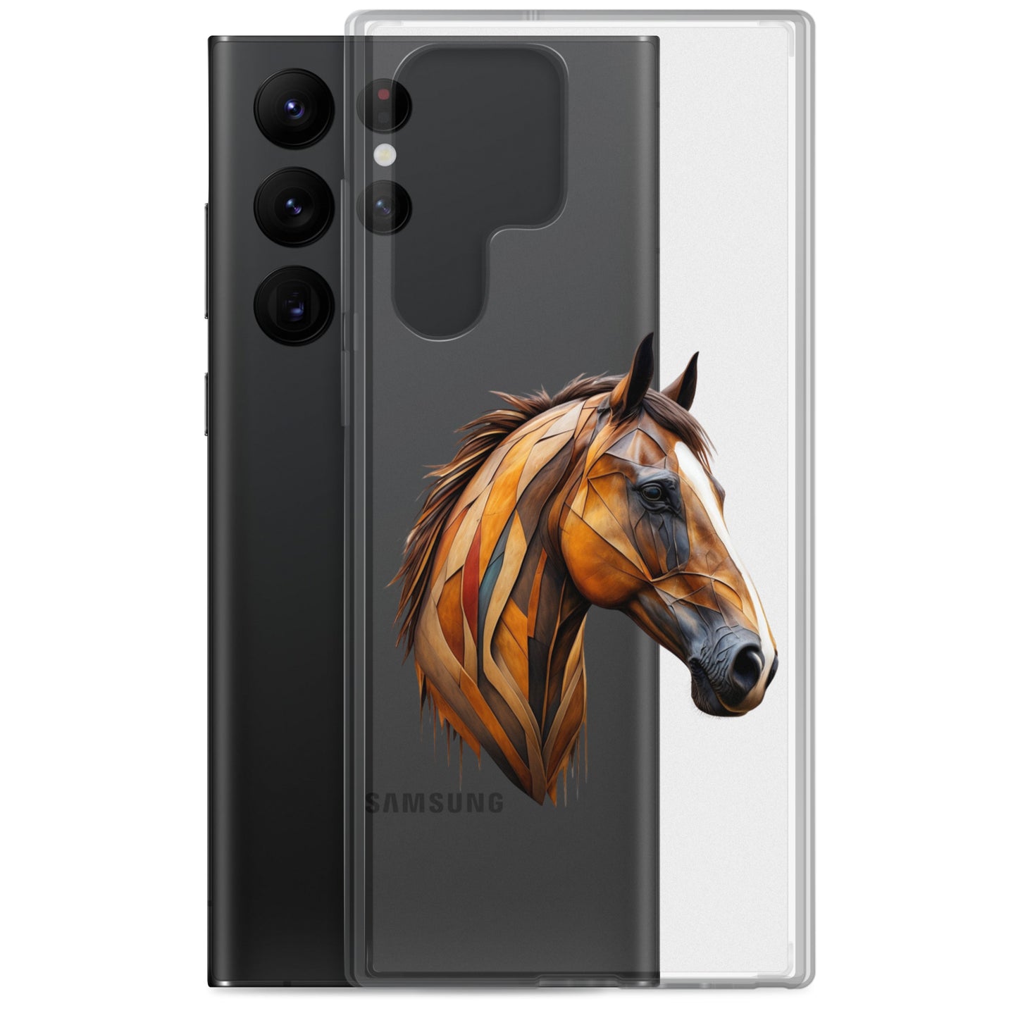 Geometric Horseplay Clear Case for Samsung®