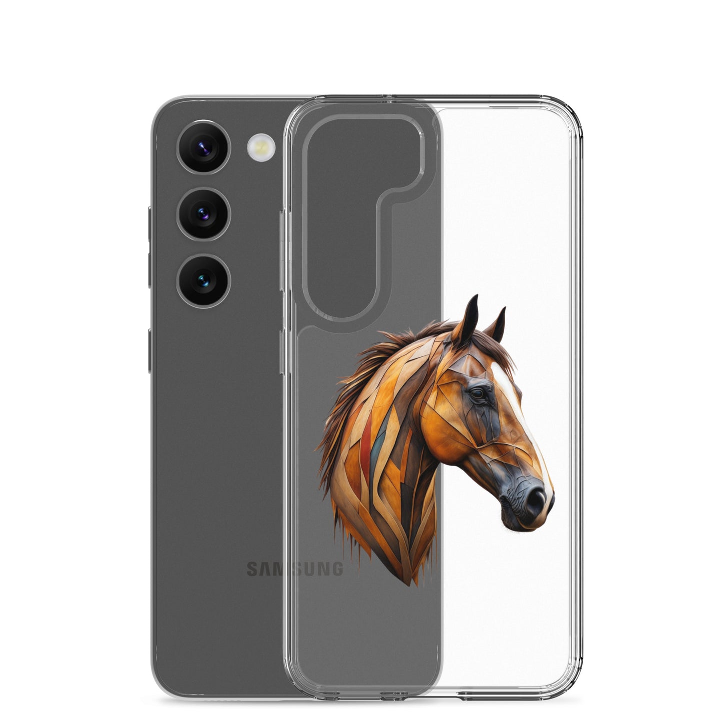 Geometric Horseplay Clear Case for Samsung®