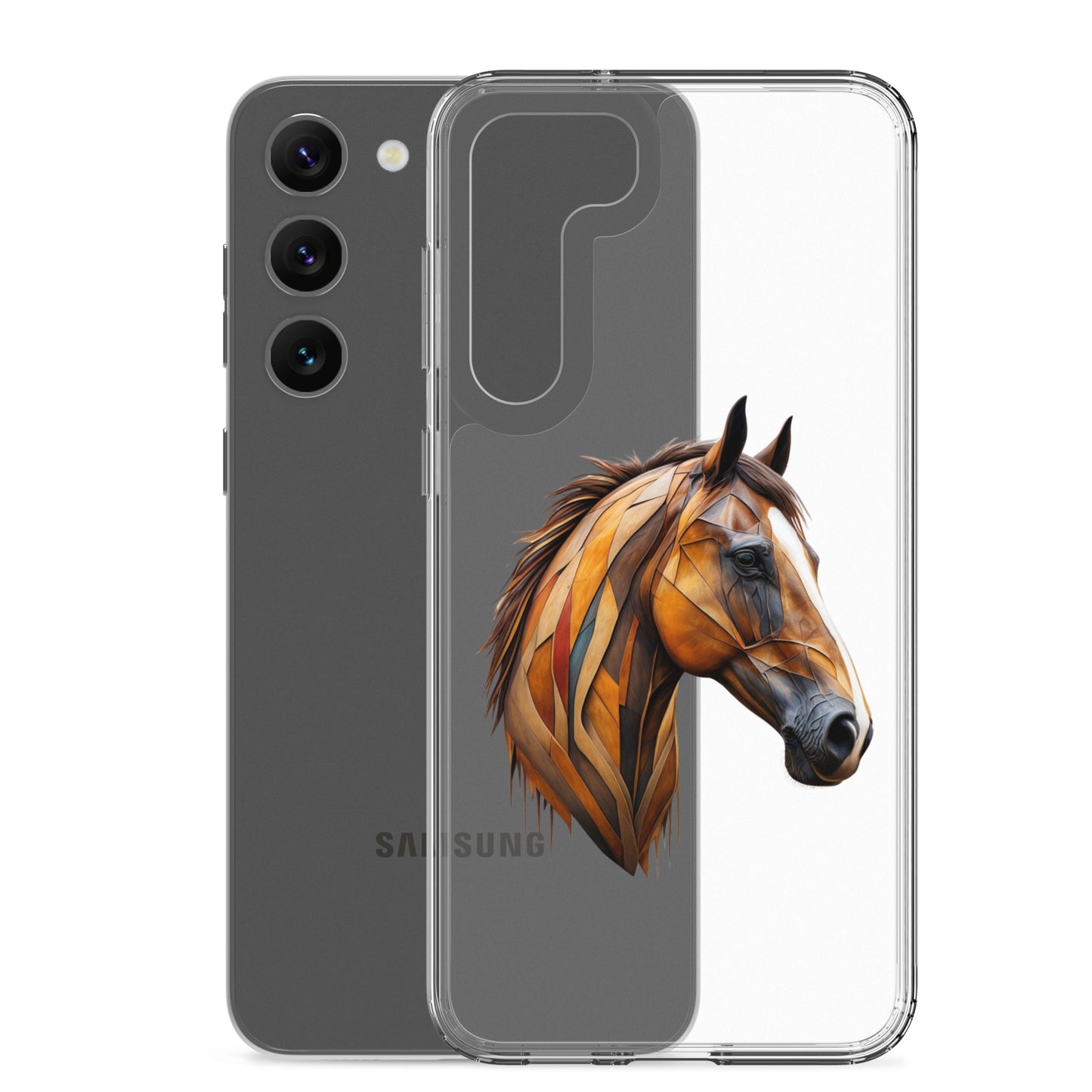 Geometric Horseplay Clear Case for Samsung®