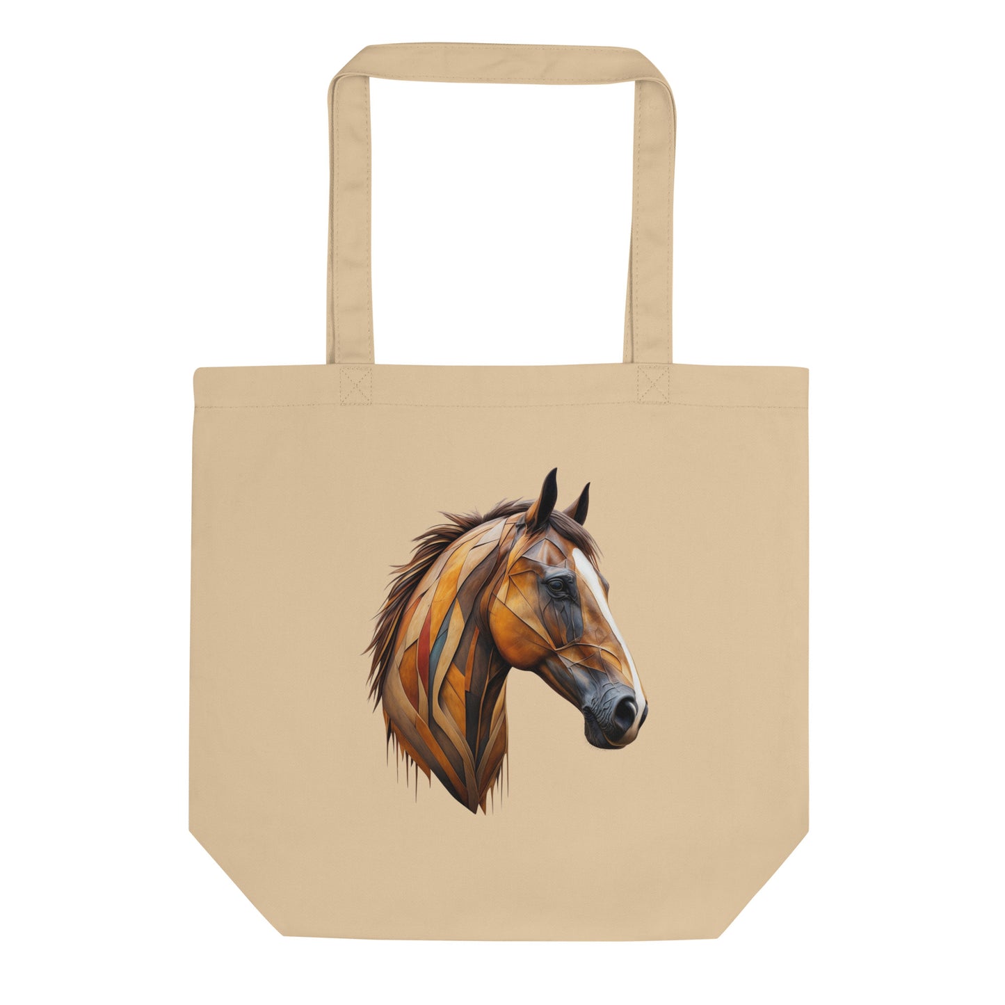 Geometric Horseplay Eco Tote Bag