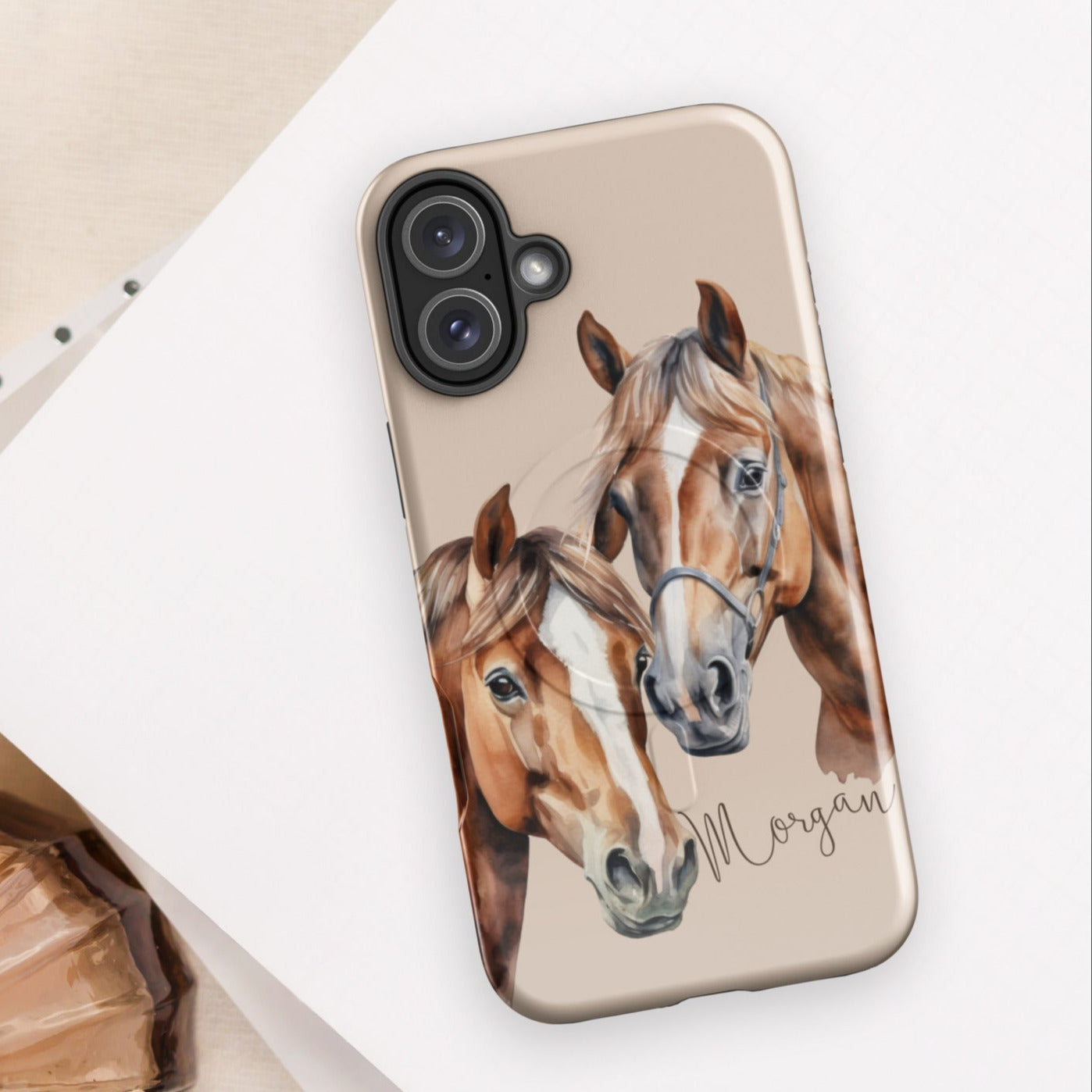 Horse Breeds - Morgan MagSafe® tough case for iPhone®