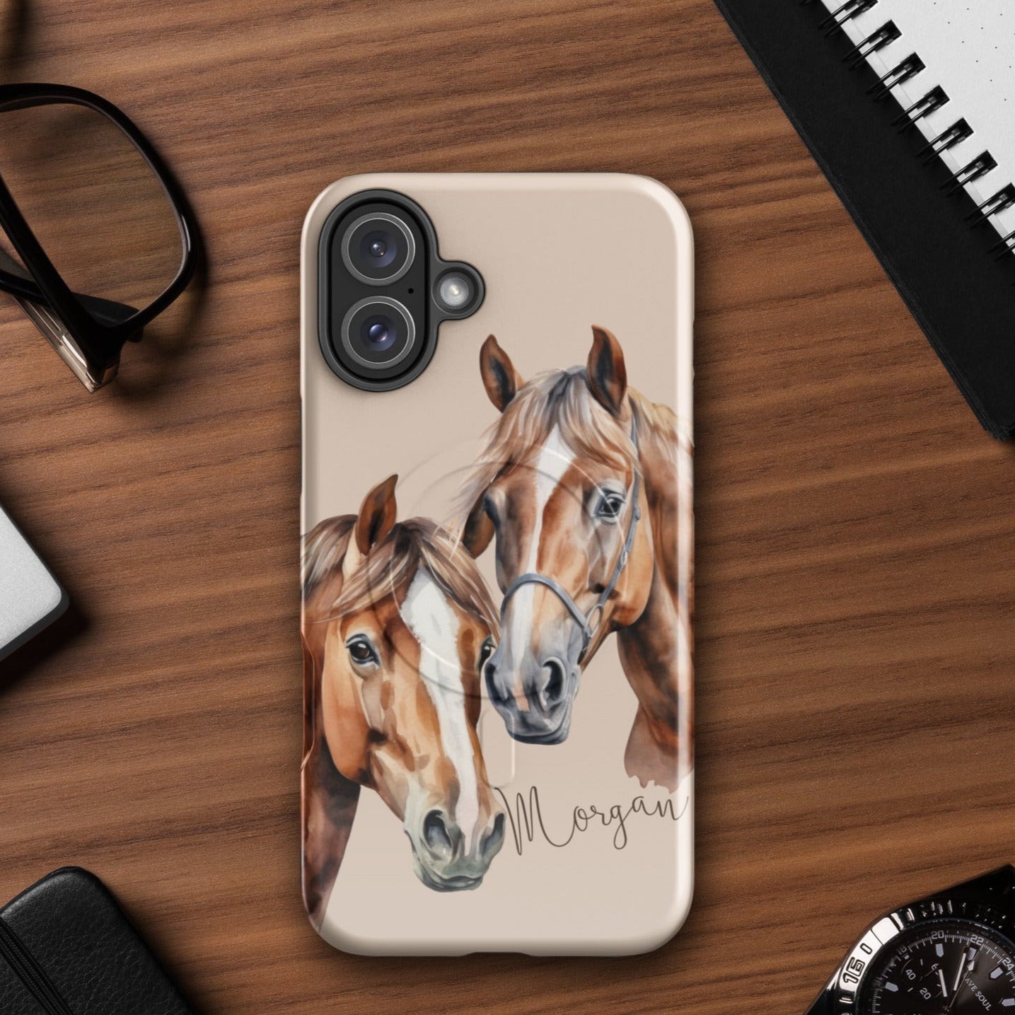 Horse Breeds - Morgan MagSafe® tough case for iPhone®