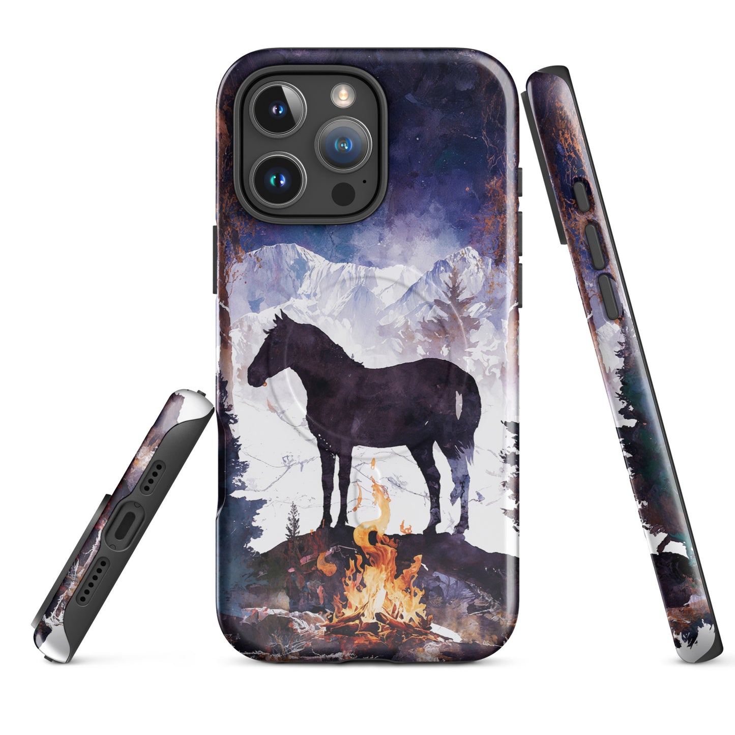 Campfire Spirit MagSafe® tough case for iPhone®