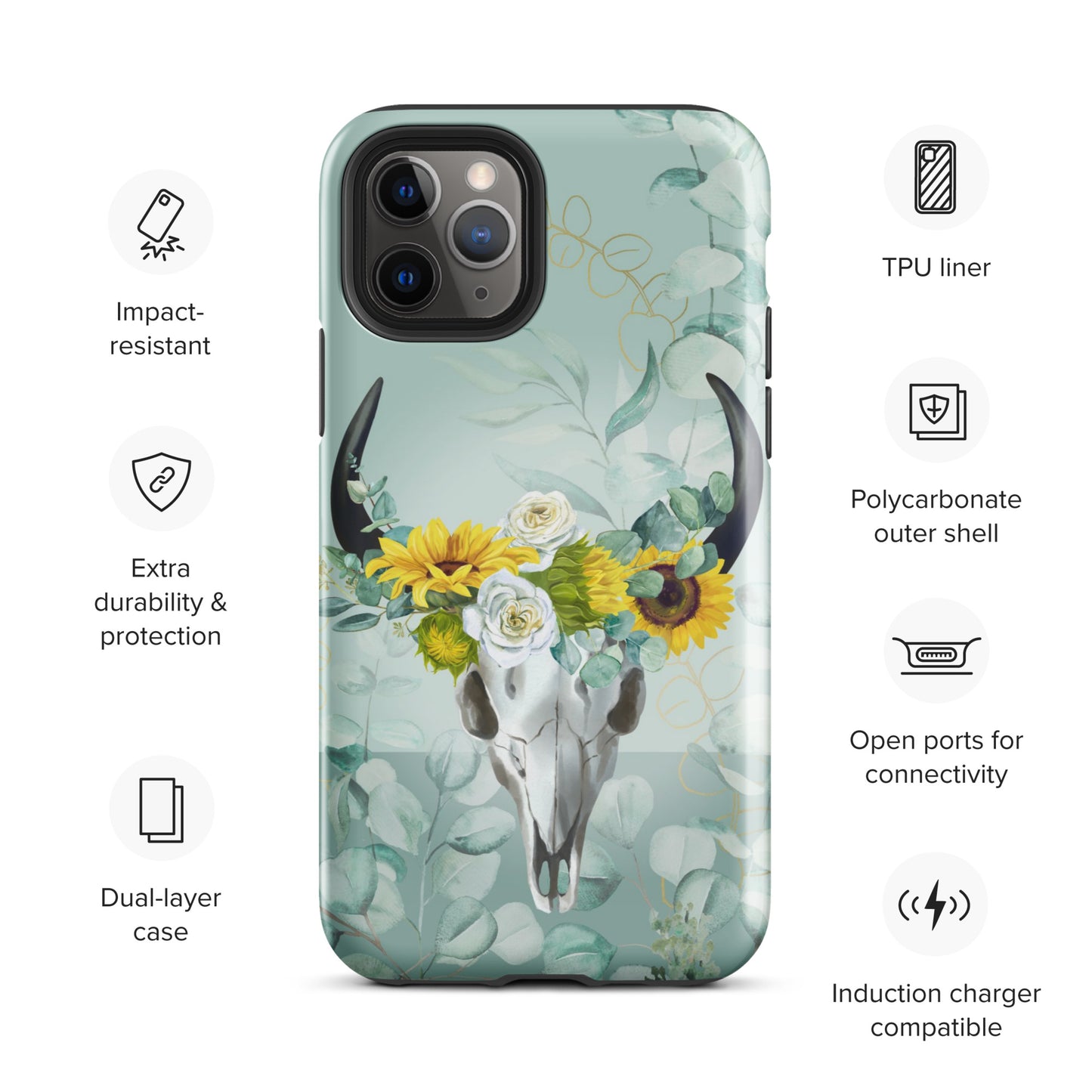 Golden Plains Bloom Tough Case for iPhone®