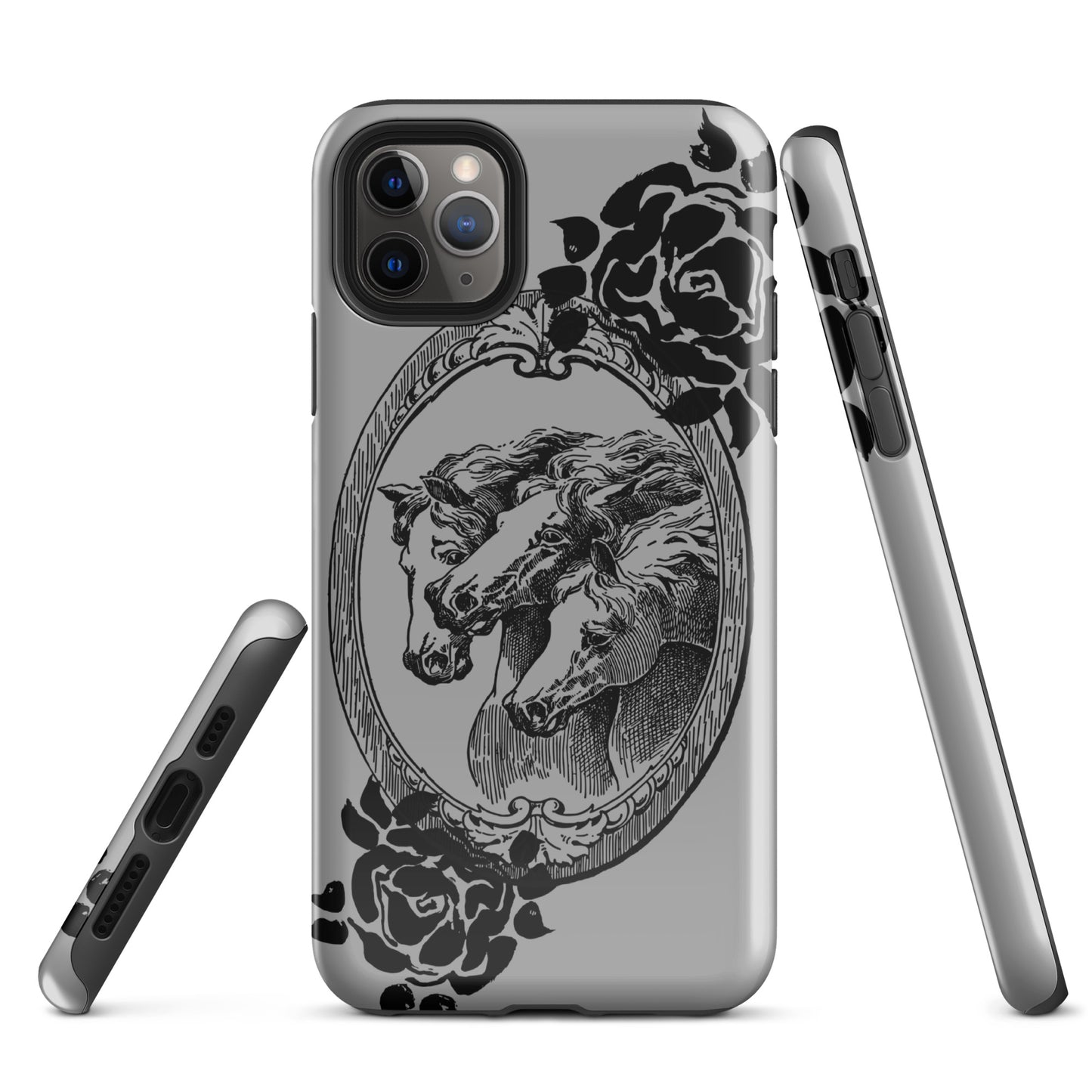 Cameo Of Horses Tough Case for iPhone®
