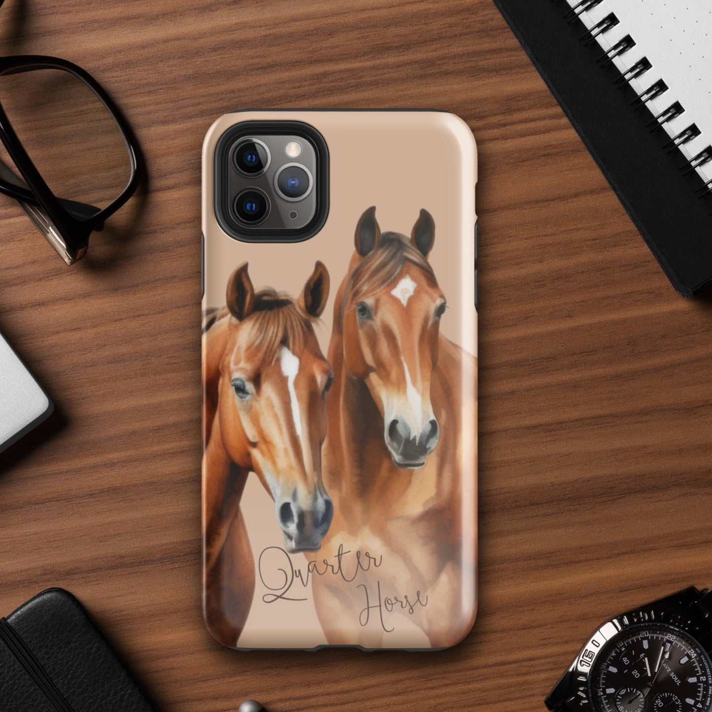 Horse Breeds - Quarter Horse Tough Case for iPhone®