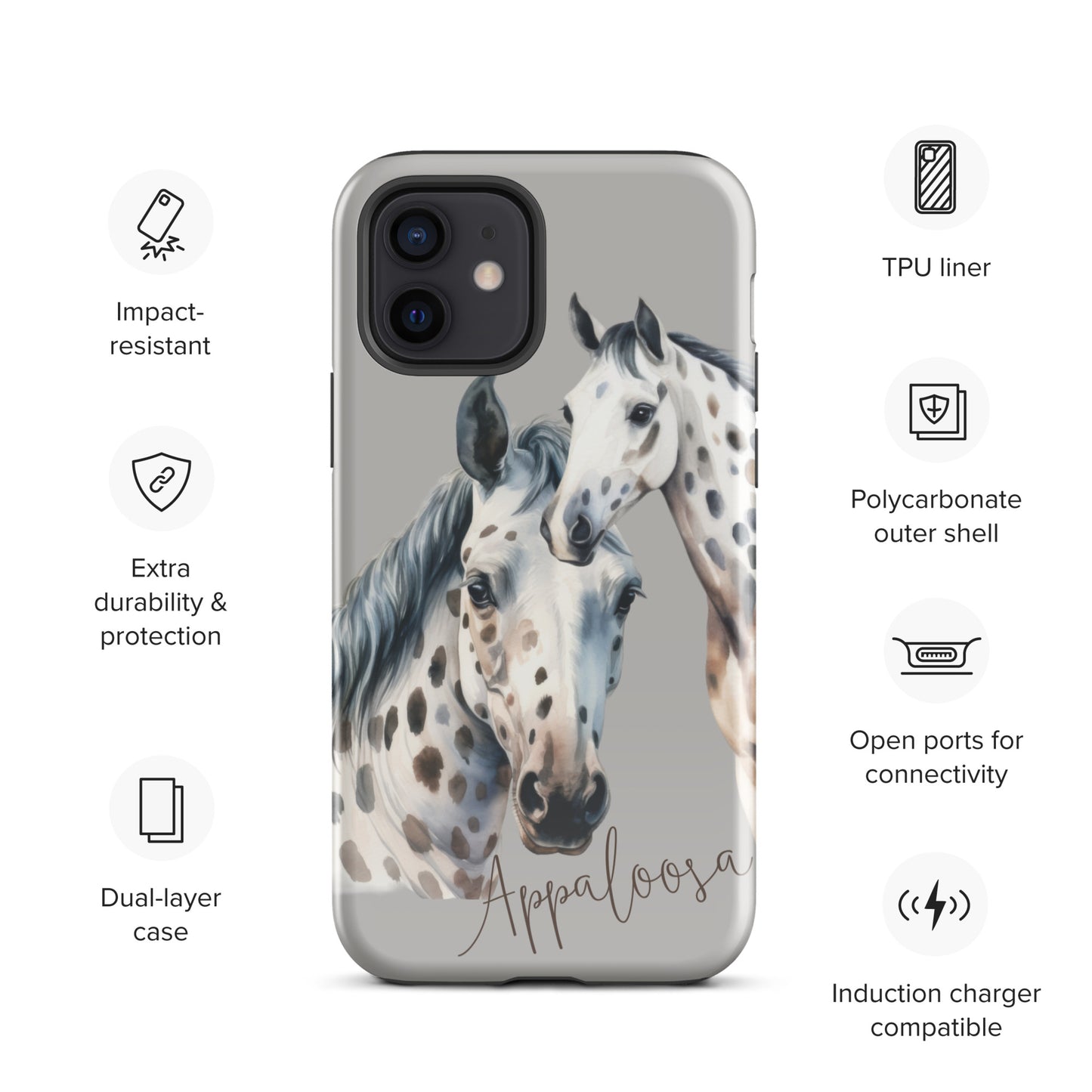Horse Breeds - Appaloosa Tough Case for iPhone®