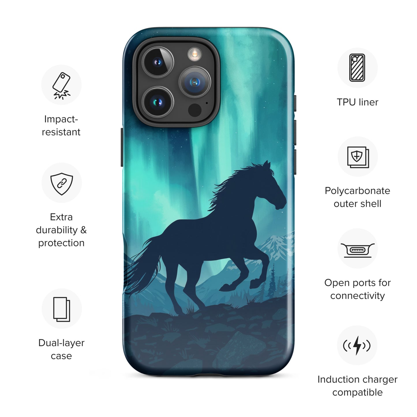 Aurora Mustang Tough Case for iPhone®