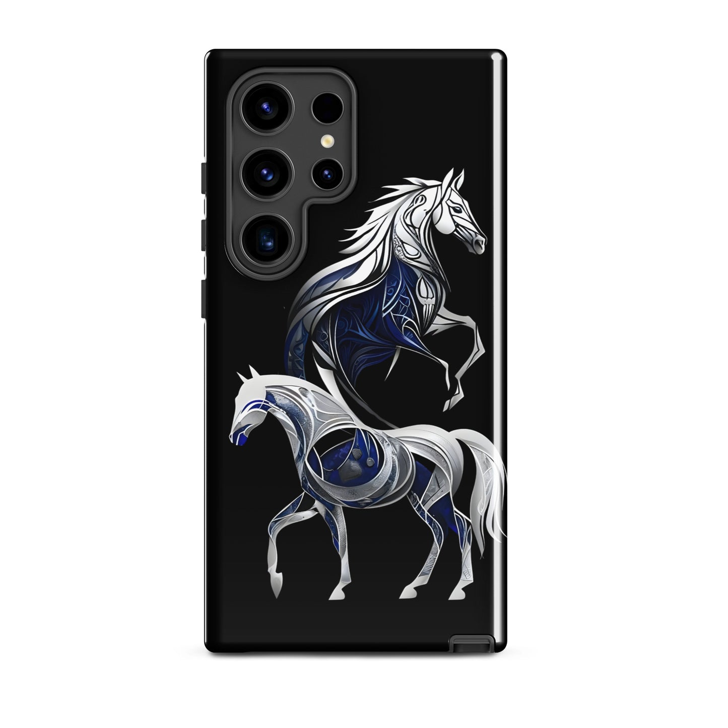 Geometric Blues Ponies Tough case for Samsung®