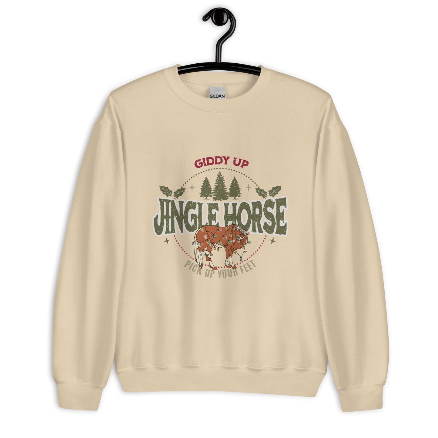 Jingle Horse Unisex Sweatshirt