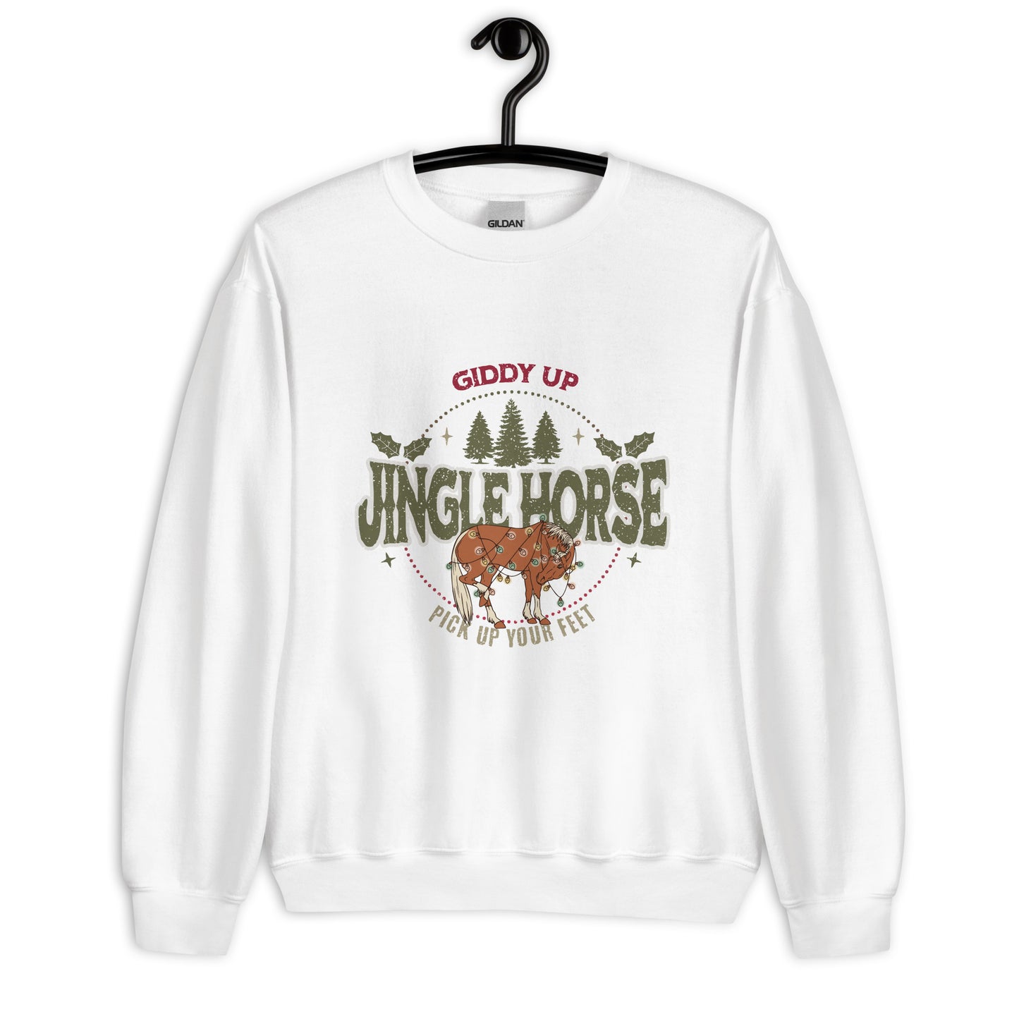 Jingle Horse Unisex Sweatshirt