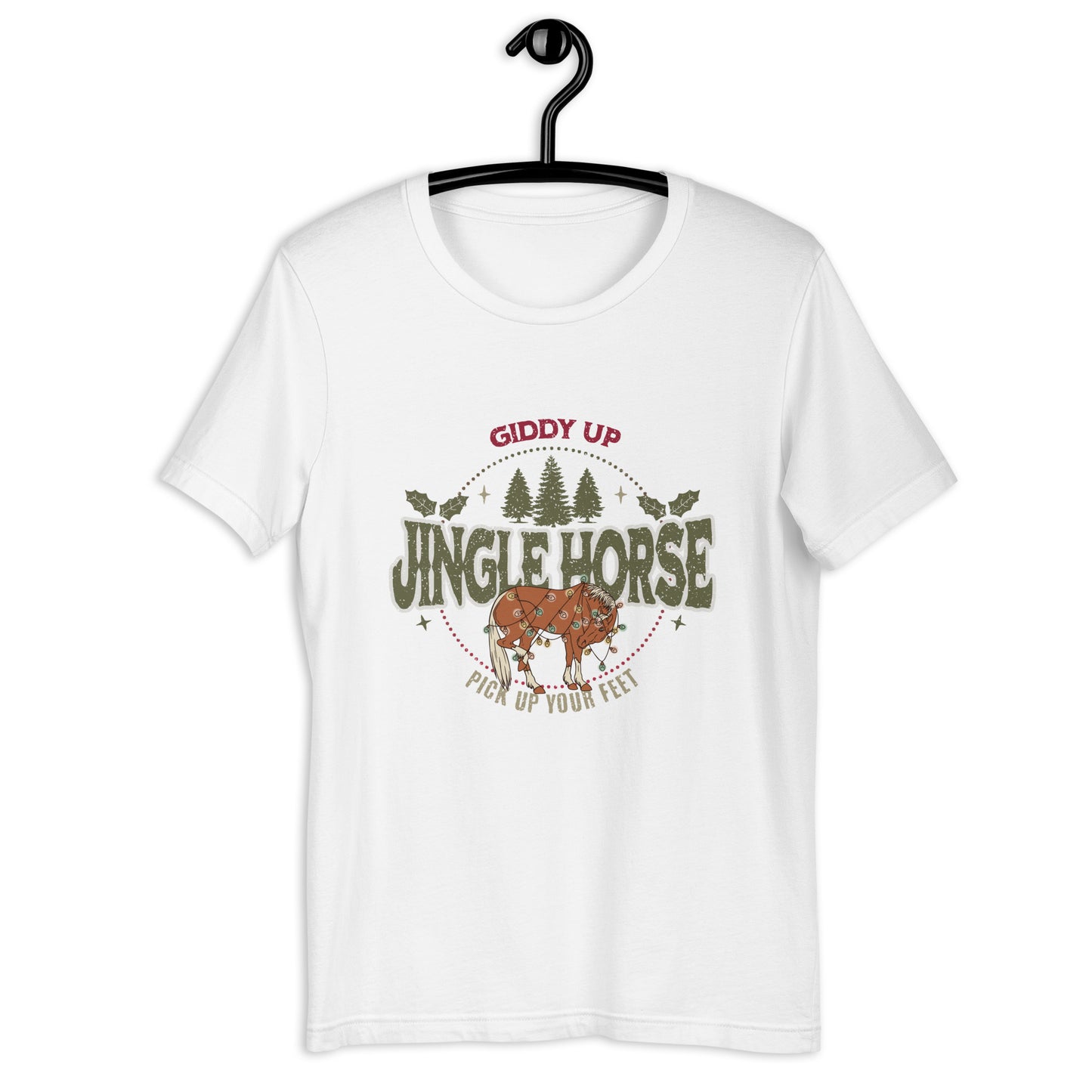 Jingle Horse Unisex t-shirt