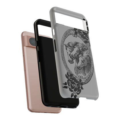 Cameo of Horses Google Pixel Tough Cases