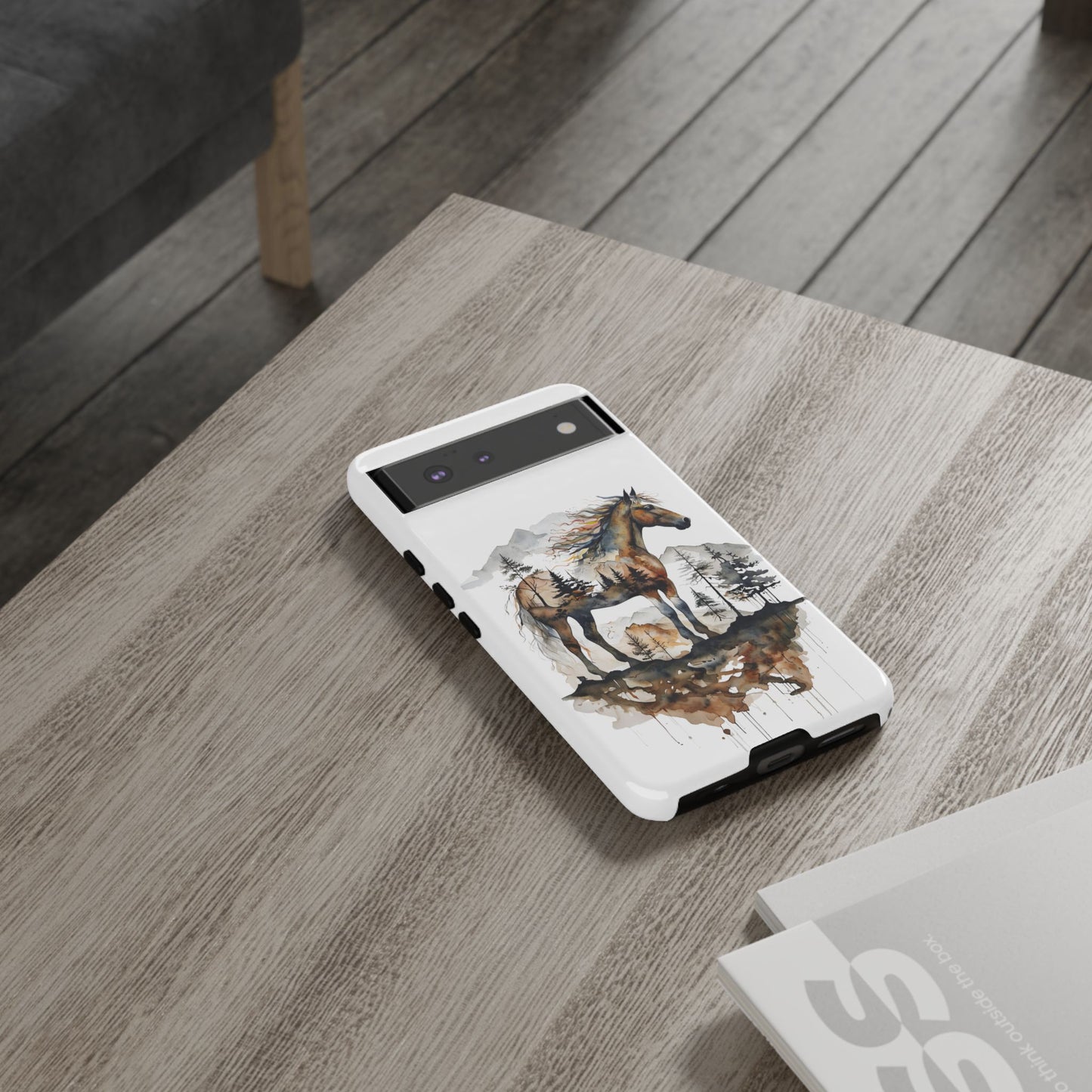 Rustic Mountain Horse Google Pixel Tough Cases