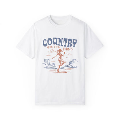 Country State of Mind Unisex Garment-Dyed T-shirt