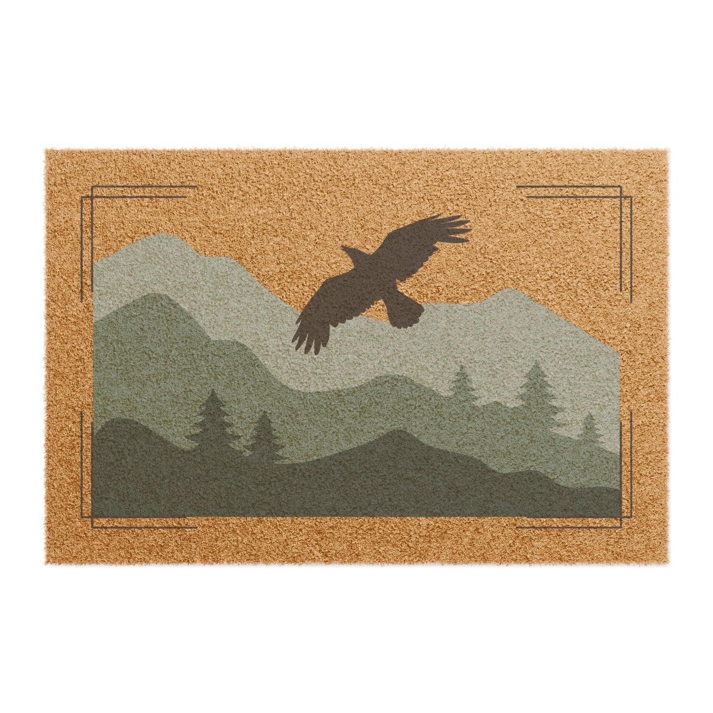 Mountain Scene Doormat