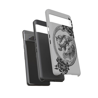 Cameo of Horses Google Pixel Tough Cases