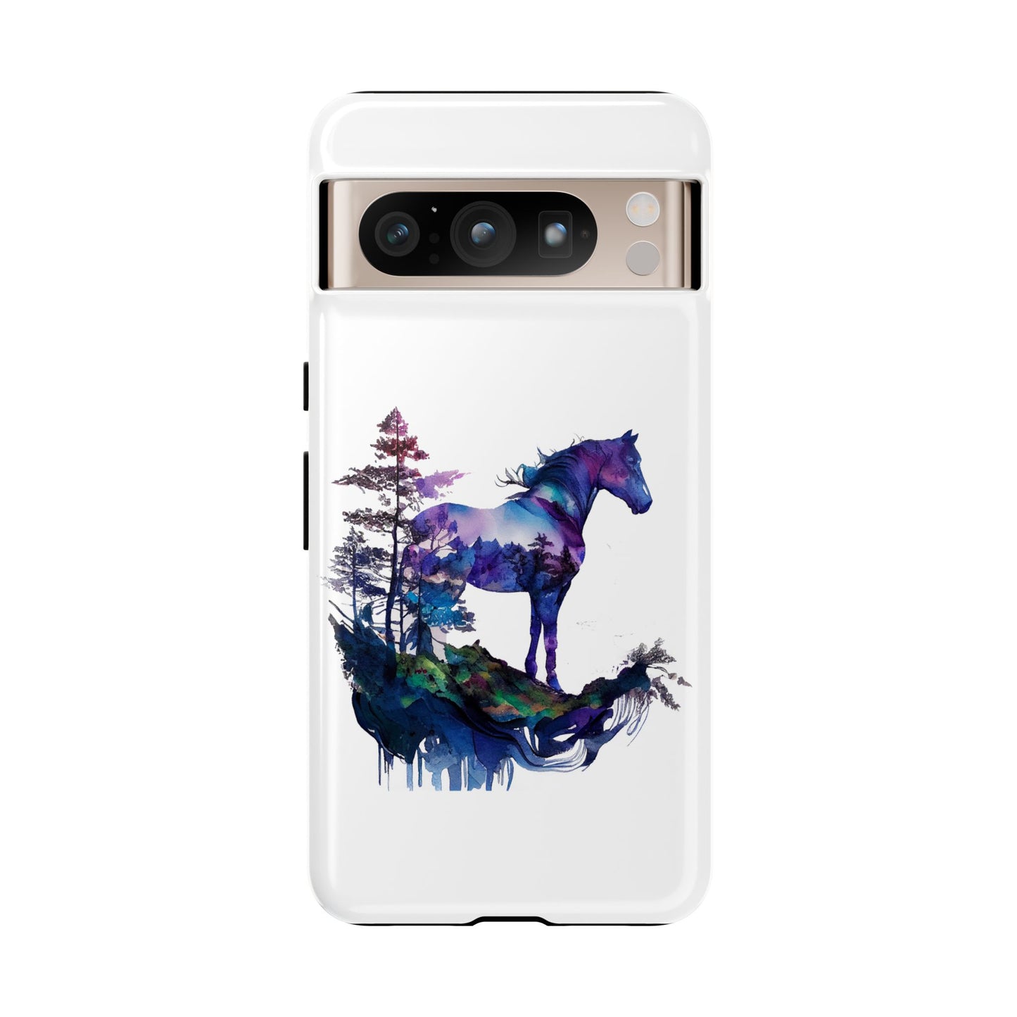 Indigo Mountain Horse Google Pixel Tough Case