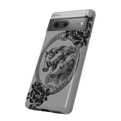 Cameo of Horses Google Pixel Tough Cases