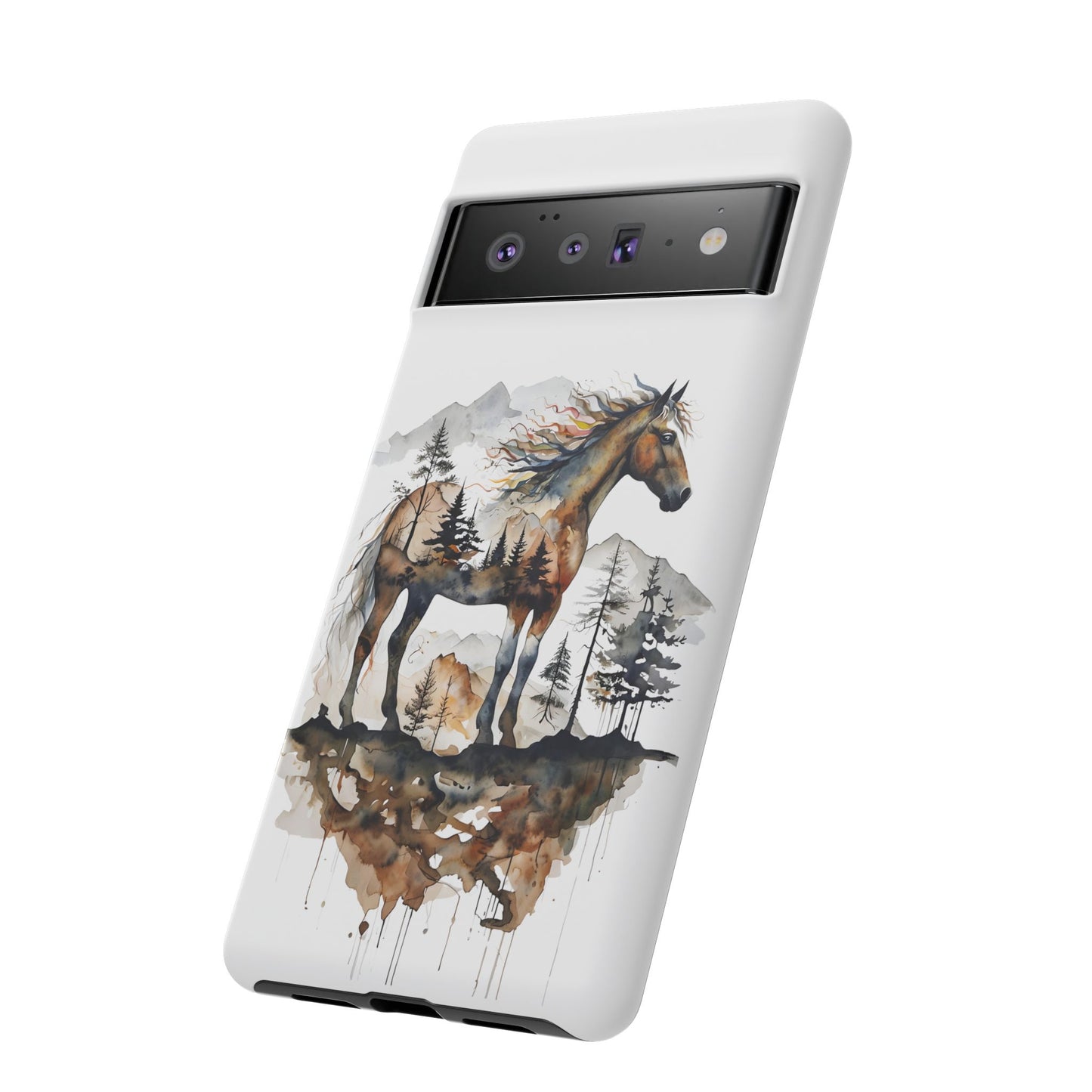Rustic Mountain Horse Google Pixel Tough Cases