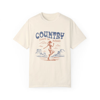 Country State of Mind Unisex Garment-Dyed T-shirt