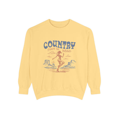 Country State of Mind Unisex Garment-Dyed Sweatshirt